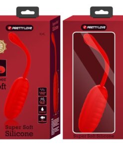 PRETTY LOVE – KIRK HUEVO VIBRADOR RECARGABLE ROJO - intimamenities.com