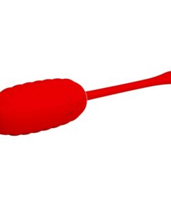 PRETTY LOVE – KIRK HUEVO VIBRADOR RECARGABLE ROJO - intimamenities.com