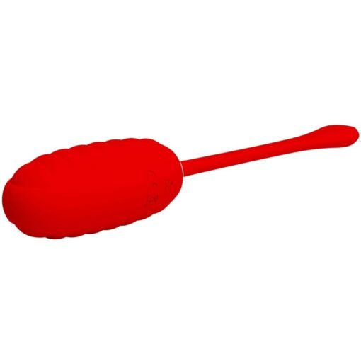 PRETTY LOVE – KIRK HUEVO VIBRADOR RECARGABLE ROJO - intimamenities.com