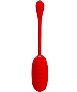 PRETTY LOVE – KIRK HUEVO VIBRADOR RECARGABLE ROJO - intimamenities.com
