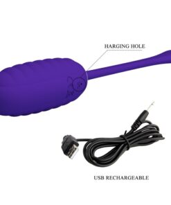 PRETTY LOVE – KIRK HUEVO VIBRADOR RECARGABLE LILA - intimamenities.com
