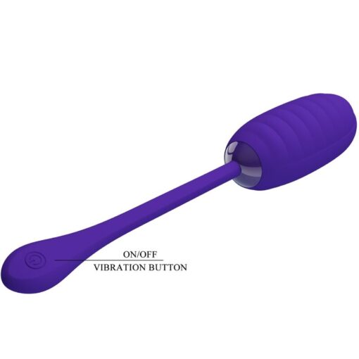 PRETTY LOVE – KIRK HUEVO VIBRADOR RECARGABLE LILA - intimamenities.com