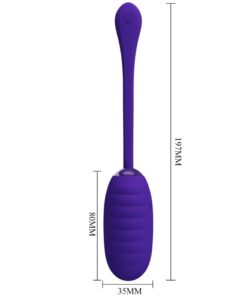 PRETTY LOVE – KIRK HUEVO VIBRADOR RECARGABLE LILA - intimamenities.com