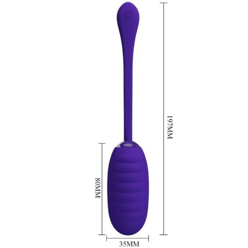 PRETTY LOVE – KIRK HUEVO VIBRADOR RECARGABLE LILA - intimamenities.com