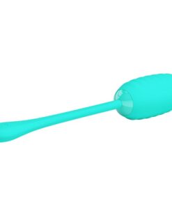 PRETTY LOVE – KIRK HUEVO VIBRADOR RECARGABLE VERDE AGUA - intimamenities.com