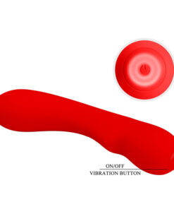 PRETTY LOVE – PRESCOTT VIBRADOR RECARGABLE ROJO - intimamenities.com