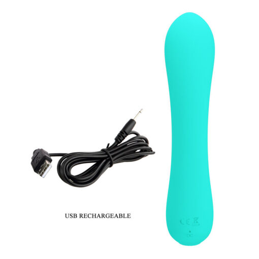PRETTY LOVE – PRESCOTT VIBRADOR RECARGABLE VERDE AGUA - intimamenities.com