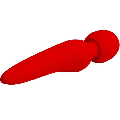 PRETTY LOVE – MEREDITH MASAJEADOR 12 MODOS VIBRACIÓN ROJO - intimamenities.com