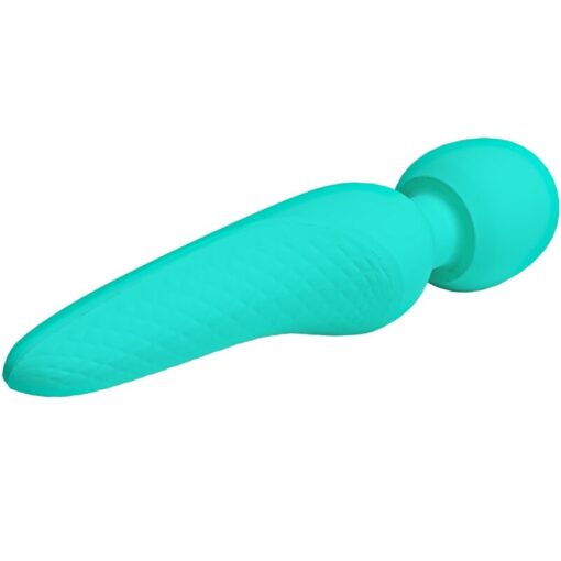 PRETTY LOVE – MEREDITH MASAJEADOR 12 MODOS VIBRACIÓN VERDE AGUA - intimamenities.com