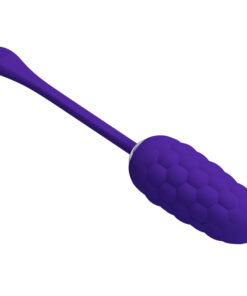 PRETTY LOVE – HUEVO VIBRADOR CON TEXTURA MARINA RECARGABLE LILA - intimamenities.com