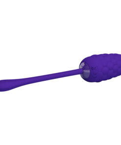 PRETTY LOVE – HUEVO VIBRADOR CON TEXTURA MARINA RECARGABLE LILA - intimamenities.com