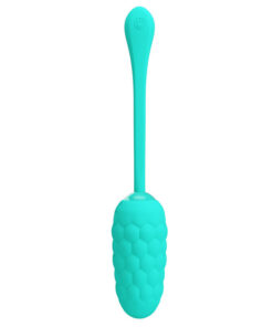 PRETTY LOVE – HUEVO VIBRADOR CON TEXTURA MARINA RECARGABLE VERDE AGUA - intimamenities.com
