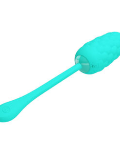 PRETTY LOVE – HUEVO VIBRADOR CON TEXTURA MARINA RECARGABLE VERDE AGUA - intimamenities.com