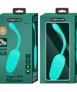 PRETTY LOVE – HUEVO VIBRADOR CON TEXTURA MARINA RECARGABLE VERDE AGUA - intimamenities.com