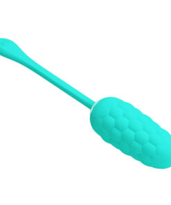 PRETTY LOVE – HUEVO VIBRADOR CON TEXTURA MARINA RECARGABLE VERDE AGUA - intimamenities.com