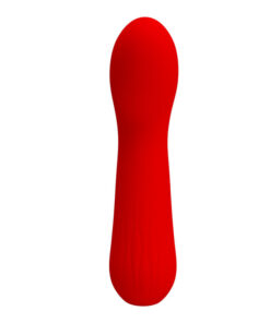 PRETTY LOVE – FAUN VIBRADOR RECARGABLE ROJO - intimamenities.com