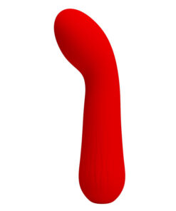 PRETTY LOVE – FAUN VIBRADOR RECARGABLE ROJO - intimamenities.com
