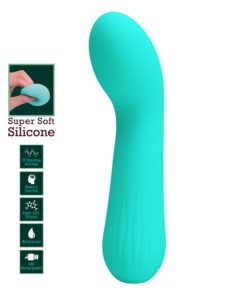 PRETTY LOVE – FAUN VIBRADOR RECARGABLE VERDE AGUA - intimamenities.com