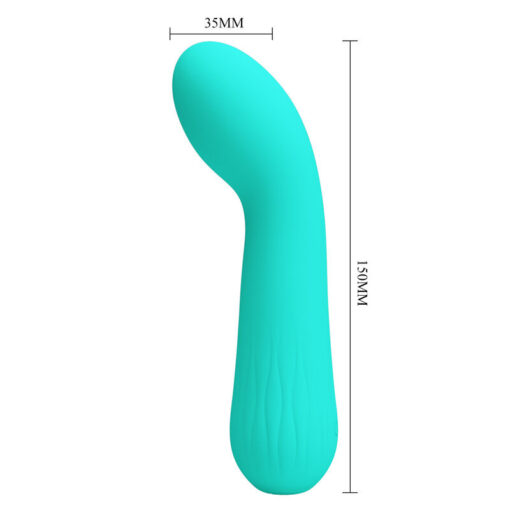 PRETTY LOVE – FAUN VIBRADOR RECARGABLE VERDE AGUA - intimamenities.com