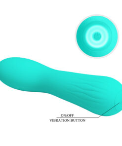 PRETTY LOVE – FAUN VIBRADOR RECARGABLE VERDE AGUA - intimamenities.com