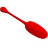 PRETTY LOVE – KNUCKER HUEVO VIBRADOR RECARGABLE ROJO - intimamenities.com