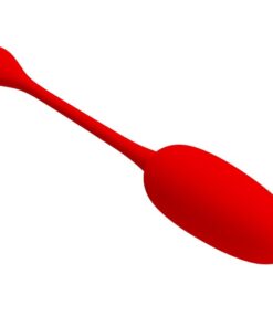 PRETTY LOVE – KNUCKER HUEVO VIBRADOR RECARGABLE ROJO - intimamenities.com