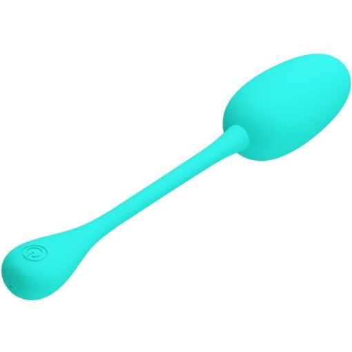 PRETTY LOVE – KNUCKER HUEVO VIBRADOR RECARGABLE VERDE AGUA - intimamenities.com