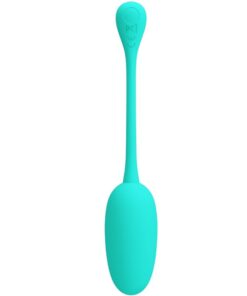 PRETTY LOVE – KNUCKER HUEVO VIBRADOR RECARGABLE VERDE AGUA - intimamenities.com