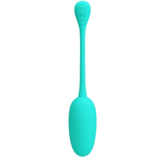 PRETTY LOVE – KNUCKER HUEVO VIBRADOR RECARGABLE VERDE AGUA - intimamenities.com