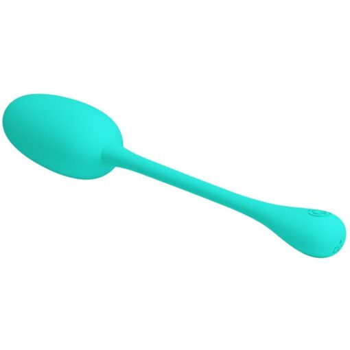 PRETTY LOVE – KNUCKER HUEVO VIBRADOR RECARGABLE VERDE AGUA - intimamenities.com