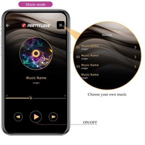 PRETTY LOVE – CATALINA VIBRADOR APP CONTROL REMOTO LILA - intimamenities.com
