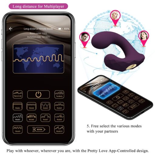 PRETTY LOVE – BILLY VIBRATION LILA  APP GRATUITA - intimamenities.com