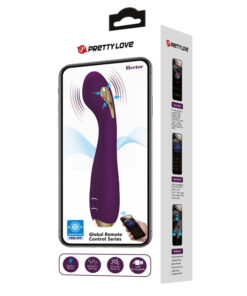PRETTY LOVE – HECTOR VIBRADOR ELECTROSHOCK POR CONTROL POR APP LILA - intimamenities.com