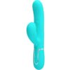 PRETTY LOVE – PERLITA VIBRADOR PUNTO G 3 EN 1 MULTIFUNCIÓN VERDE AGUA - intimamenities.com