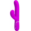 PRETTY LOVE – PERLITA VIBRADOR PUNTO G 3 EN 1 MULTIFUNCIÓN VIOETA - intimamenities.com