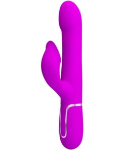 PRETTY LOVE – VIBRADOR RABBIT PERLAS VIOLETA - intimamenities.com