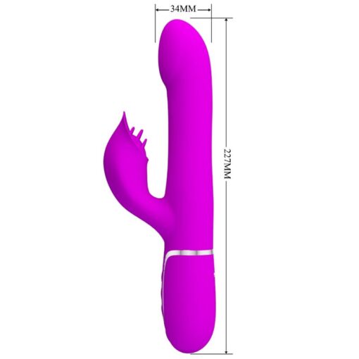 PRETTY LOVE – VIBRADOR RABBIT PERLAS VIOLETA - intimamenities.com