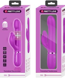 PRETTY LOVE – VIBRADOR RABBIT PERLAS VIOLETA - intimamenities.com