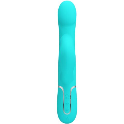 PRETTY LOVE – VIBRADOR RABBIT PERLAS VERDE AGUA - intimamenities.com