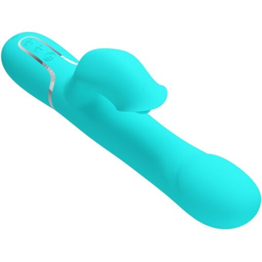 PRETTY LOVE – VIBRADOR RABBIT PERLAS VERDE AGUA - intimamenities.com