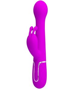 PRETTY LOVE – DEJON VIBRADOR RABBIT 3 EN 1 MULTIFUNCIÓN VIOLETA - intimamenities.com