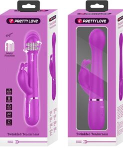 PRETTY LOVE – DEJON VIBRADOR RABBIT 3 EN 1 MULTIFUNCIÓN VIOLETA - intimamenities.com