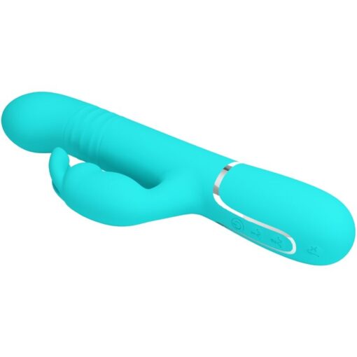 PRETTY LOVE – VIBRADOR COALE RABBIT PERLAS VERDE AGUA - intimamenities.com
