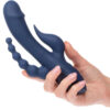 CALEXOTICS – VIBRADOR TRIPLE ORGASM AZUL - intimamenities.com