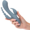 CALEXOTICS – VIBRADOR TRIPLE ÉXTASIS GRIS - intimamenities.com