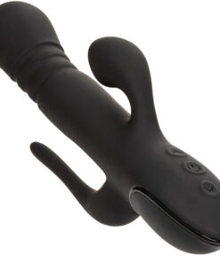 CALEXOTICS – VIBRADOR TRIPLE EUPHORIA NEGRO - intimamenities.com