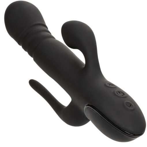 CALEXOTICS – VIBRADOR TRIPLE EUPHORIA NEGRO - intimamenities.com