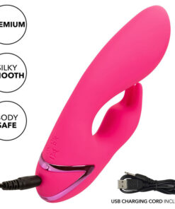 CALEXOTICS – SO. CAL SUSHINE VIBRATOR RABBIT FUCSIA BY CALIFORNIA DREAMING - intimamenities.com