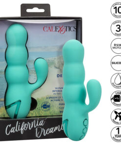 CALEXOTICS – DEL MAR DIVA VIBRADOR RABBIT VERDE AGUA BY CALIFORNIA DREAMING - intimamenities.com