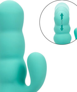 CALEXOTICS – DEL MAR DIVA VIBRADOR RABBIT VERDE AGUA BY CALIFORNIA DREAMING - intimamenities.com